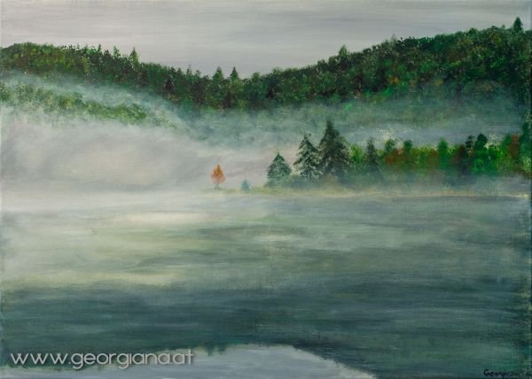 Acrylic on canvas, 70x50cm // November Mood