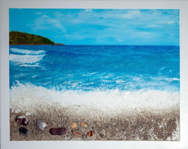 Acrylic on canvas, 50x40cm // Beautiful Sardegna (sold)