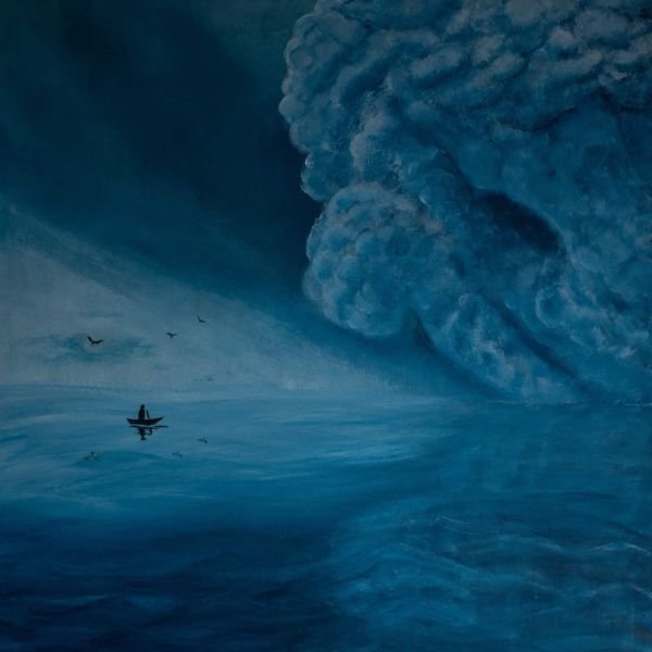 Acrylic on canvas, 58x58cm // Alone Against the Storm
